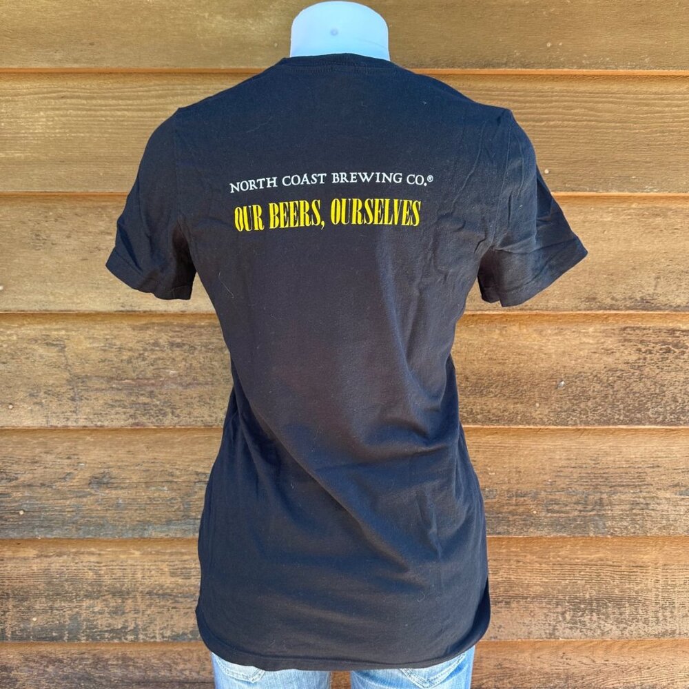 North Coast Brewing Co. "Our Beers Ourselves" Black Graphic Tee XL Bella - Picture 3 of 9